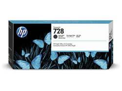 HP 728 Matte Black 130-ml Genuine Ink Cartridge (3WX25A)
