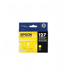 Original Epson 127 Yellow ink cartridge, T127420