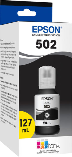 Epson T502 Black Standard Yield Ink Cartridge (T502120-S)
