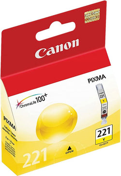 Original Canon CLI-221 Yellow Ink Cartridge