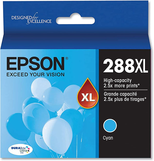 New Genuine Epson 288XL Cyan Ink Cartridge
