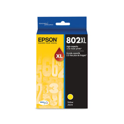Original Epson 802XL Yellow High Yield Ink Cartridge