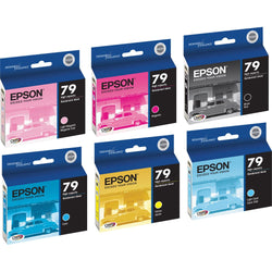 Original Epson 79 Black and Color (6 Pack) Ink Cartridges