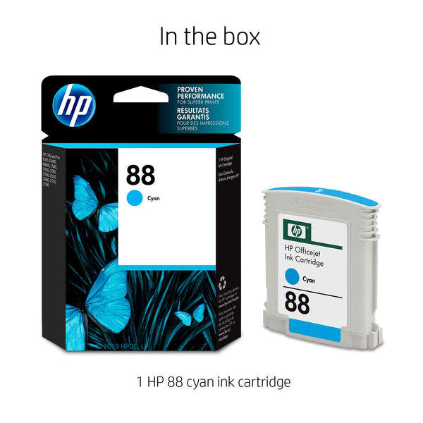 HP 88 (C9386AN) Cyan Ink Cartridge