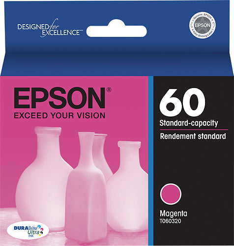 New Genuine Epson 60 (T0603) Magenta Ink Cartridge