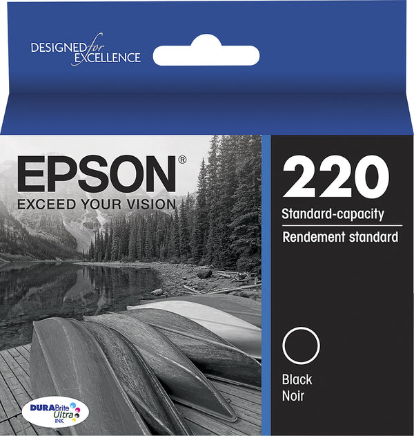 Epson 220 Standard-capacity Black Ink Cartridge