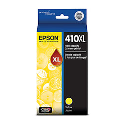Epson 410XL Claria Premium High-Yield Yellow Ink Cartridge, T410XL