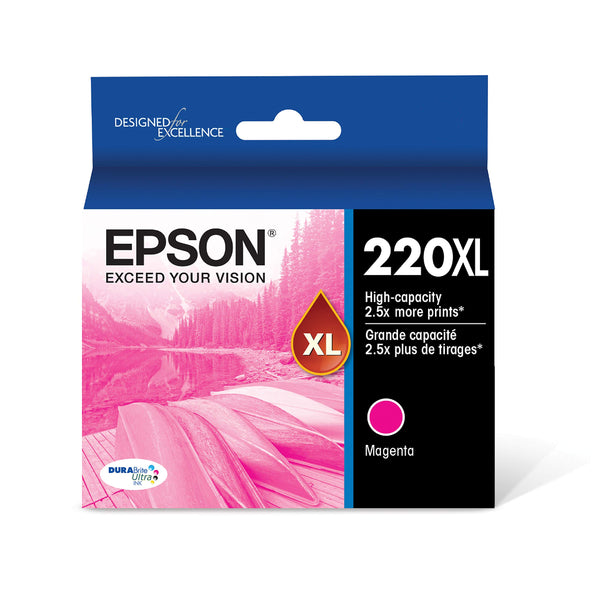 Epson 220XL High-capacity Magenta Ink Cartridge