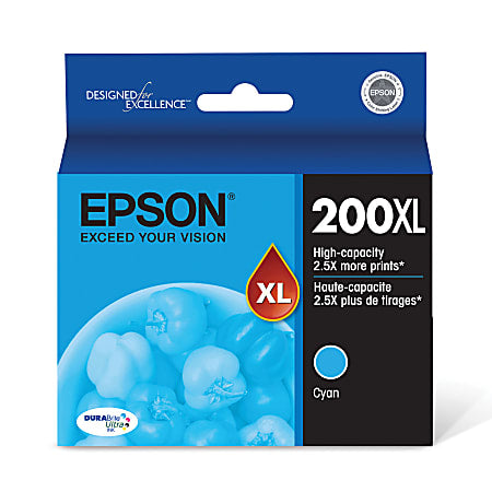 Genuine Epson 200XL Cyan Ink Cartridge