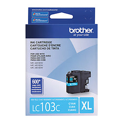New Genuine Brother LC103XL Cyan Ink Cartridge