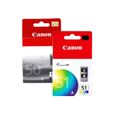 Original Canon PG-50 Black and CL-51 Color Ink- Combo Pack