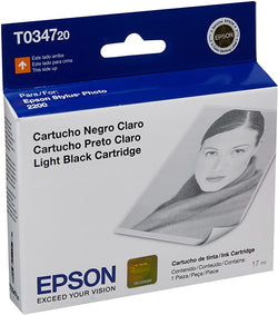 New Genuine Epson 34 (T0347) Light Black Ink Cartridge
