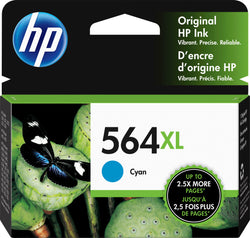 Original HP 564XL (CB323WN) Cyan Ink Cartridge