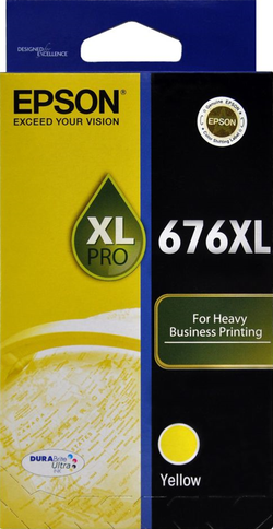 New Epson 676XL Yellow Ink Cartridge