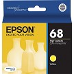 New Genuine Epson 68 Yellow Ink Cartridge