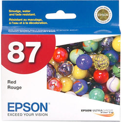 Original Epson 87 (T0877) Red Ink Cartridge