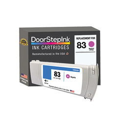 DoorStepInk Remanufactured in the USA Ink Cartridge for HP 83 UV 680mL (C4942A) Magenta