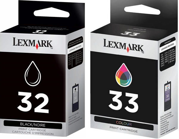 Lexmark 18C0532 #32/#33 Black & Color Twin Pack ink Cartridges