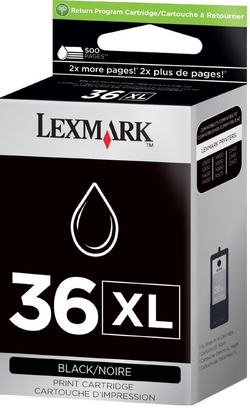 Lexmark No.36Xl (18C2170) Black High Yield Black Ink Cartridge
