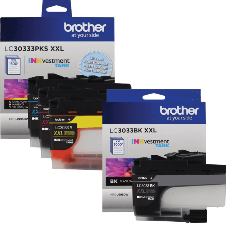 Brother-LC3033XXL Super High-Yield Tank Multi-Color Ink Cartridge