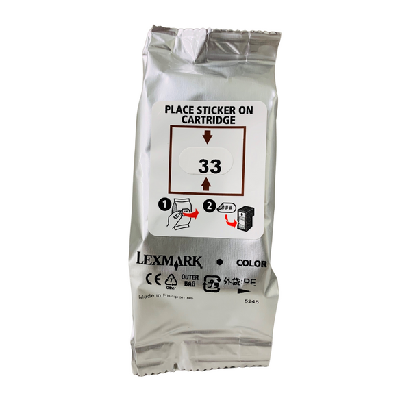 Lexmark #33 (18C0033) OEM Color Print Cartridge