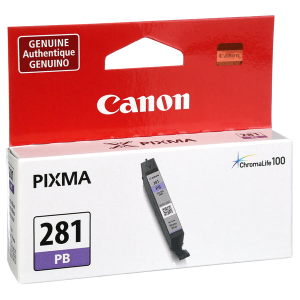 Original Canon CLI-281 Standard Yield Photo Blue Ink Cartridge