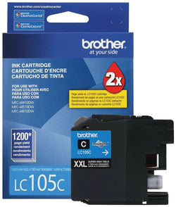 Original Brother LC105XXL Cyan Ink Cartridge