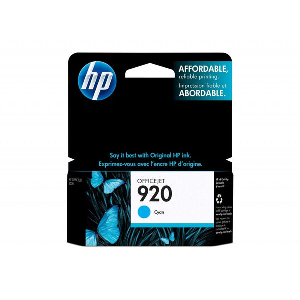 HP Genuine 920 (CH634AN) Cyan Ink Cartridge