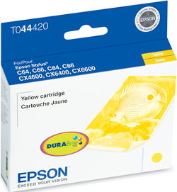 Original Epson 44 (T0444) Yellow Ink Cartridge