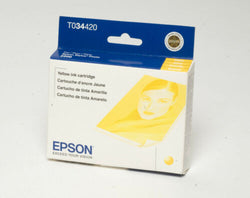 New Genuine Epson 34 (T0344) Yellow Ink Cartridge