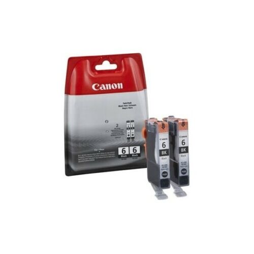 New Canon BCI 6 Black Ink Cartridges-2 pack