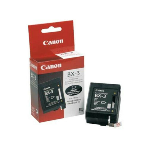 New Genuine Canon BX-3 Black Ink Cartridge In OEM Packaging New Genuine Canon BX-3 Black Ink Cartridge In OEM Packaging