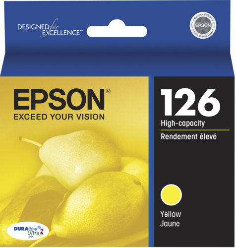 New Genuine Epson 126 Yellow Ink Cartridge