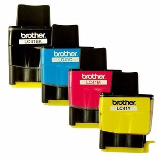 New Genuine Brother LC41 4PK Ink Cartridges