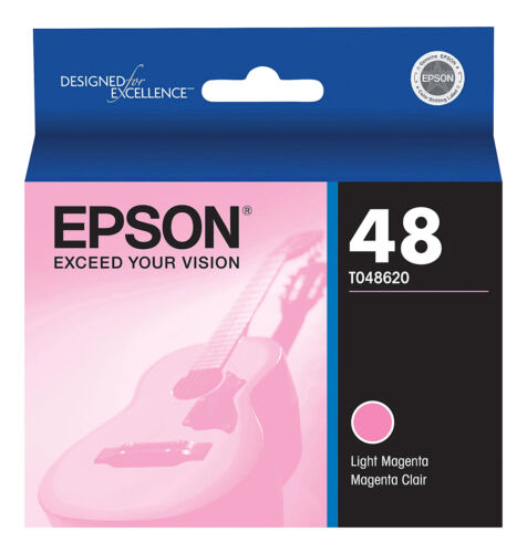 New Genuine Epson T0486 Light Magenta Ink Cartridge