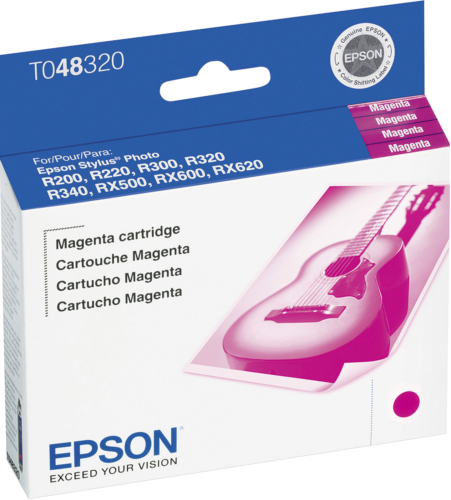 New Genuine Epson T0483 Magenta Ink Cartridge
