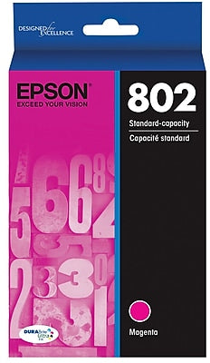 Original Epson 802 Magenta Standard Yield Ink Cartridge