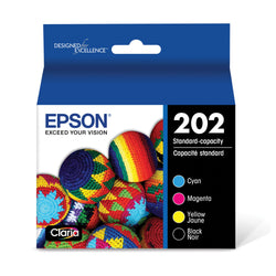 Epson 202 Standard Capacity Black, Cyan, Magenta & Yellow Ink Cartridges